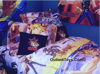 Yu-Gi-Oh Bedding and Bedroom Decorations Comforters, Sheets, Blankets, Bed skirts, Pillowcase, Pillow, Throw Pillows, Valance, Drapes and more accessories Yu-Gi-Oh Bedroom Decorations